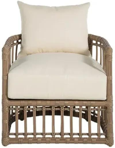 Newport Outdoor Barrel Chair - Burlap - Summer Classics - White