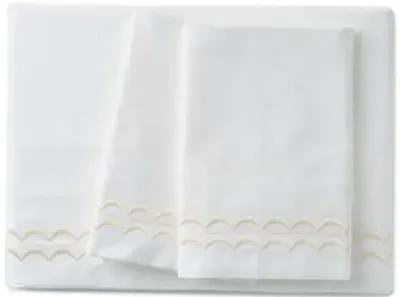 Rosemary Sheet Set - Ivory, 300 Thread Count, Egyptian Cotton Sateen, Soft and Luxurious