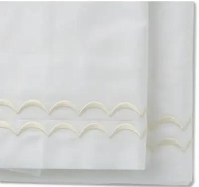 Rosemary Sheet Set - Ivory, 300 Thread Count, Egyptian Cotton Sateen, Soft and Luxurious