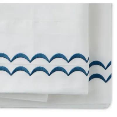 Rosemary Sheet Set - Blue, 300 Thread Count, Egyptian Cotton Sateen, Soft and Luxurious