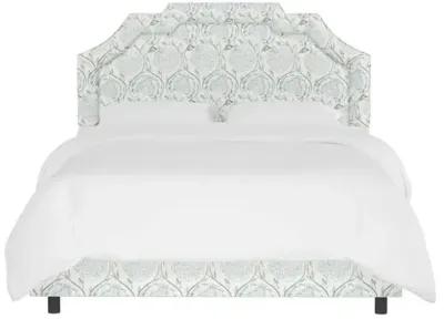 Lola Bed - Ranjit Floral - Handcrafted - Green