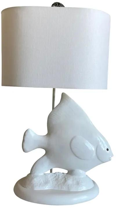 Angel Fish Lamp with Shade - C the Light Interiors - White