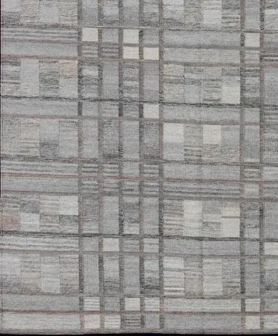 Scandinavian Flat-Weave 10'4 x 14'3 - Keivan Woven Arts - Gray