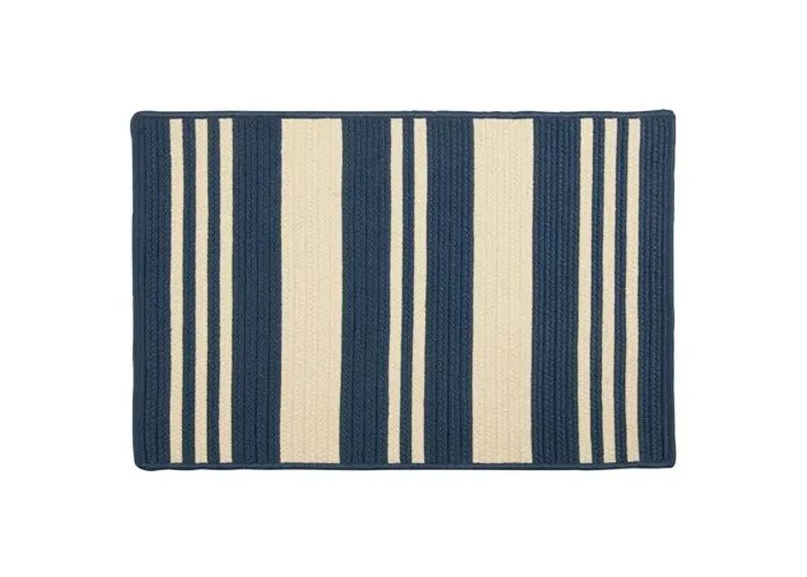 Shoreham Outdoor Rug - Blue/Ivory - Blue