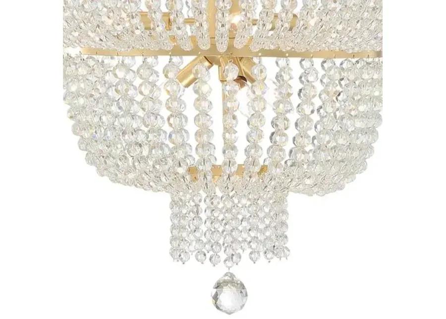 Rylee Urchin Chandelier - Antiqued Gold - Crystorama