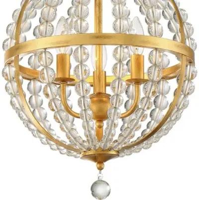 Roxy Chandelier - Antiqued Gold - Crystorama