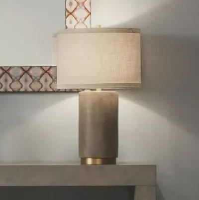 Mortar Cement Table Lamp - Gray - Jamie Young Co.