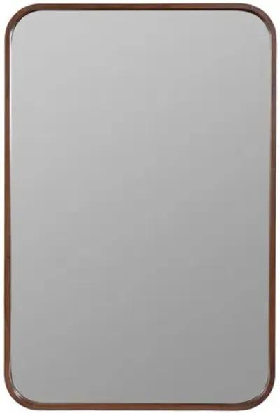 Saffron Wall Mirror - Brown