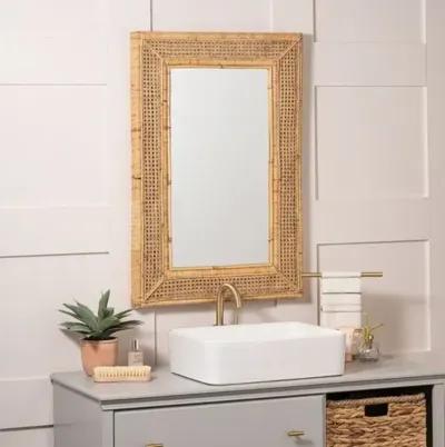 Jameson Rattan Wall Mirror - Natural