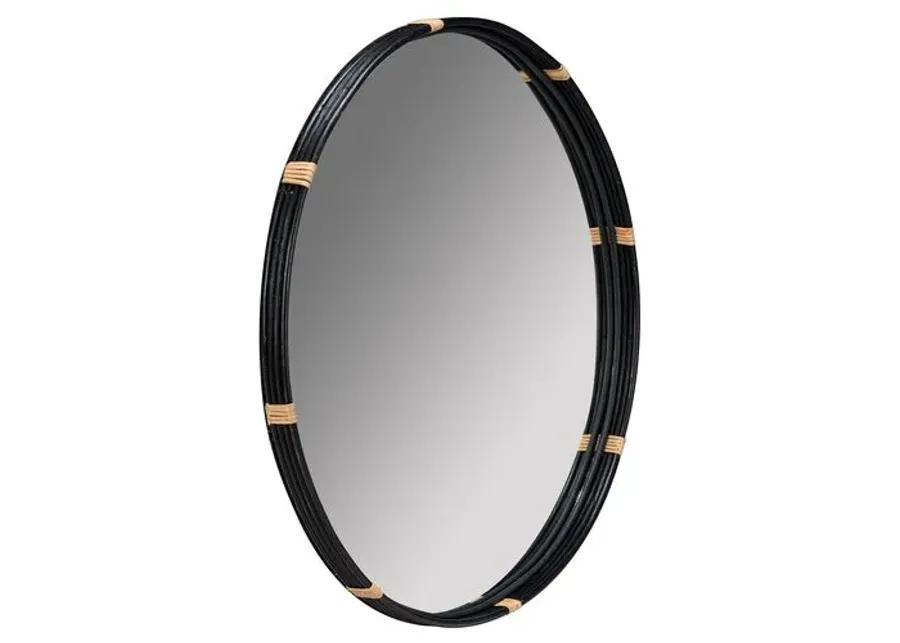 Evan Wall Mirror - Black