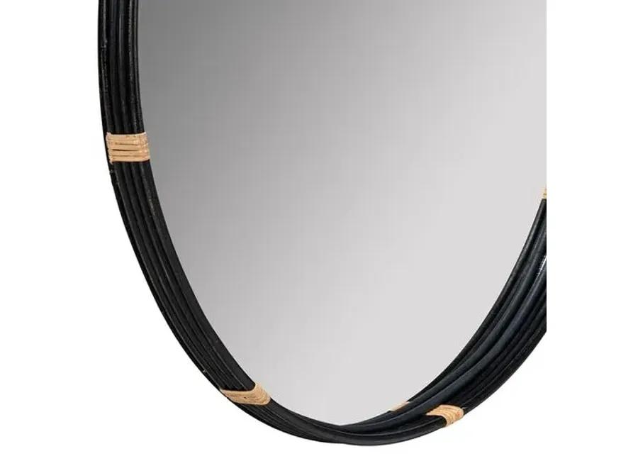 Evan Wall Mirror - Black