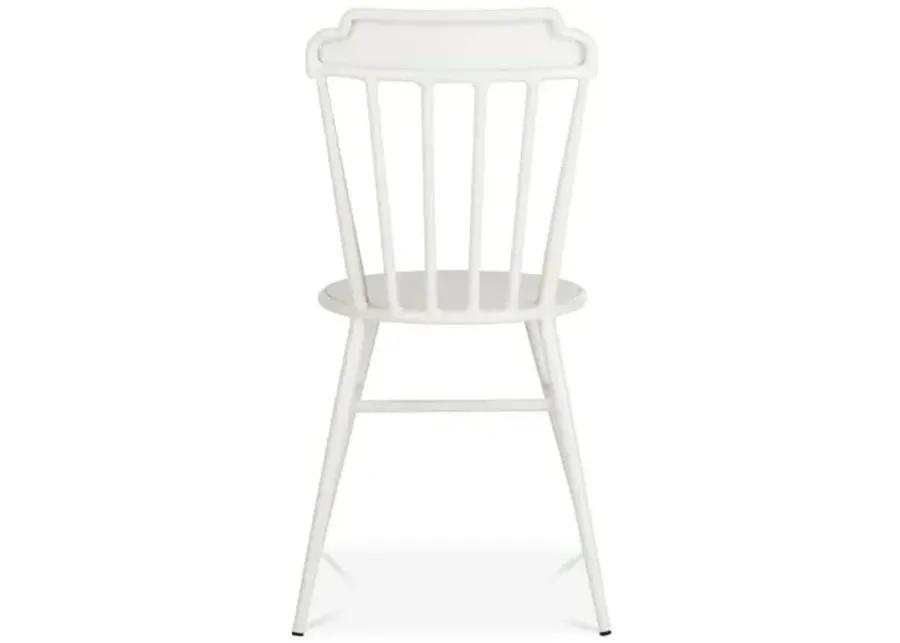 Set of 2 Broderick Outdoor Side Chairs - White