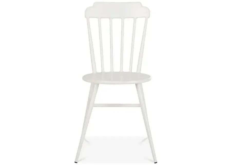 Set of 2 Broderick Outdoor Side Chairs - White