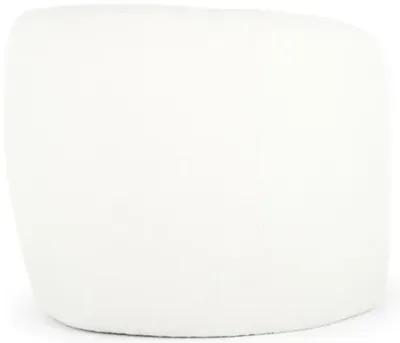 Polina Accent Chair - White, Comfortable, Durable