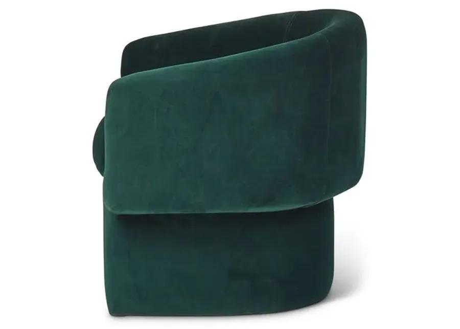 Demi Accent Chair - Green, Comfortable, Durable