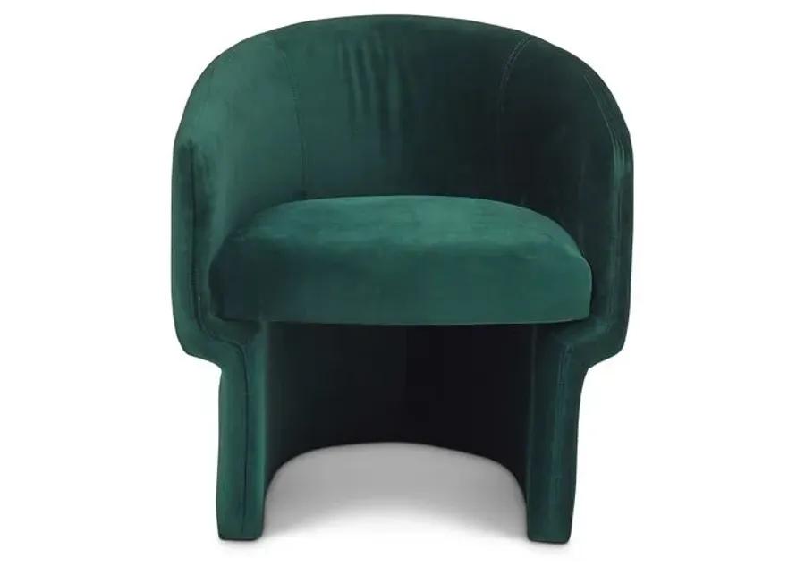 Demi Accent Chair - Green, Comfortable, Durable