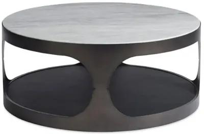 Nina Magon Magritte Cocktail Table - White/Black