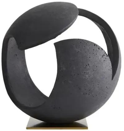 Dawson Sculpture - Charcoal/Gold - Arteriors