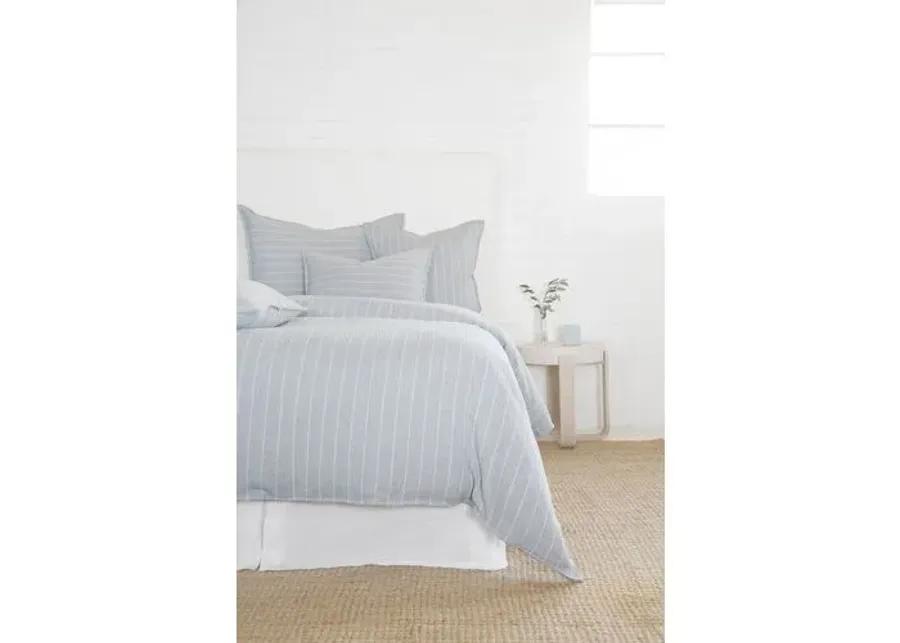 Henley Duvet Cover - Sky - Pom Pom at Home - Blue