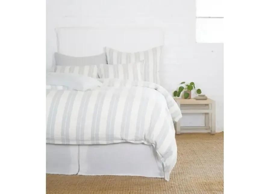 Carter Sham - Ivory/ Denim - Pom Pom at Home