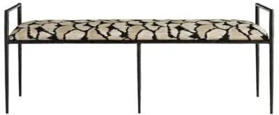 Barbana bench - Black/Beige - Arteriors