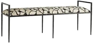 Barbana bench - Black/Beige - Arteriors