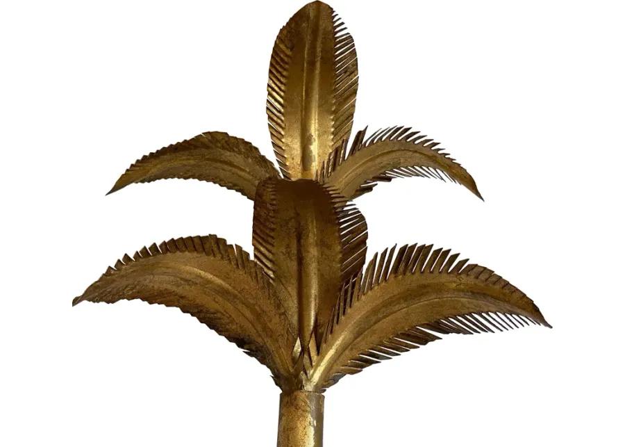 Italian Palm Topiary Sconce - C the Light Interiors - Gold