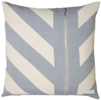 Lagom 24x24 Cotton Pillow - Chambray Blue - Johanna Howard