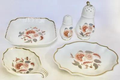 Ginori Italian Porcelain Collection Set of 5 - The Emporium Ltd. - White