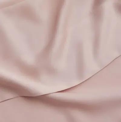 Eucalyptus Sheet Set - Blush - Sijo - Pink, 300 Thread Count, Egyptian Cotton Sateen, Soft and Luxurious