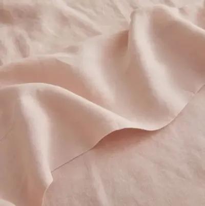 French Linen Duvet Cover - Blush - Sijo - Pink