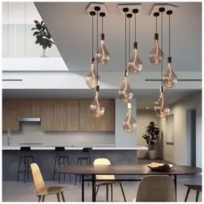 Voronoi III Walnut Pendant - Walnut - Tala Lighting - Brown