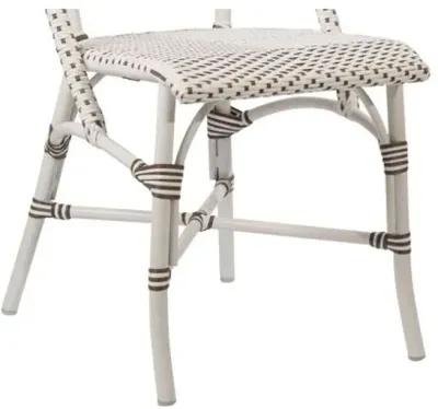 Sofie Outdoor Bistro Side Chair - White - Sika Design