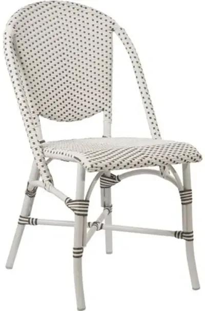 Sofie Outdoor Bistro Side Chair - White - Sika Design