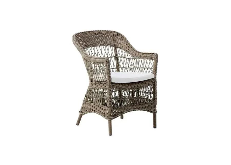 Charlot Outdoor Chair - Antique/White - Sika Design