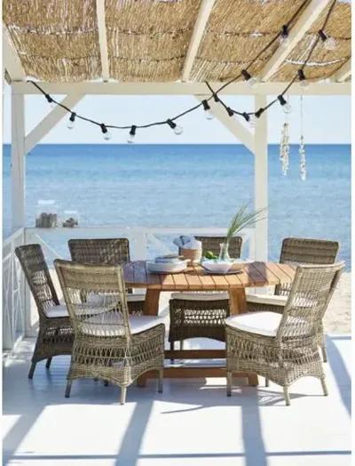 Marie Outdoor Side Chair - Antique/White - Sika Design