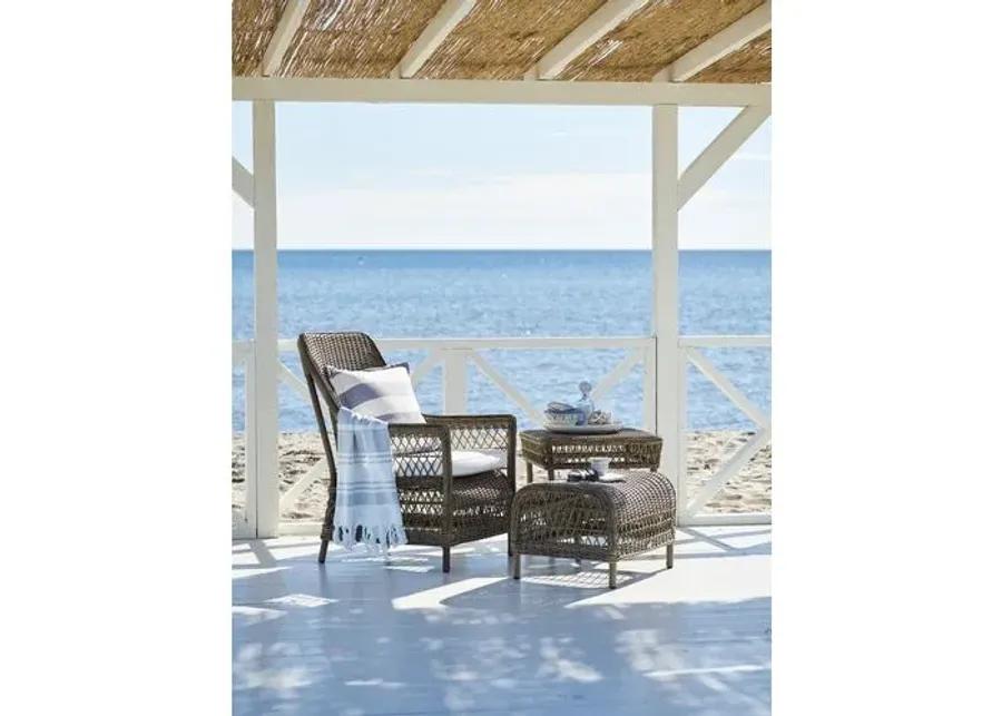 Dawn Outdoor Lounge Chair - Antique/White - Sika Design