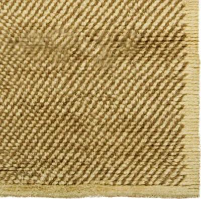 Turkish Tulu Rug Carpet - 3'8 x 6'8 - Beige - Beige