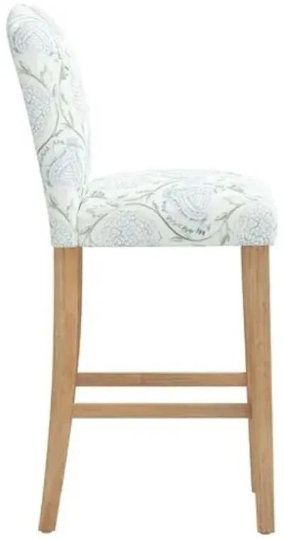 Marie Barstool - Ranjit Floral - Green