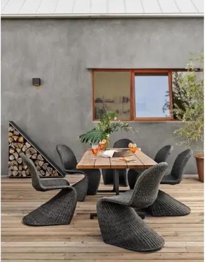 Paulina Outdoor Dining Chair - Vintage Coal - Gray