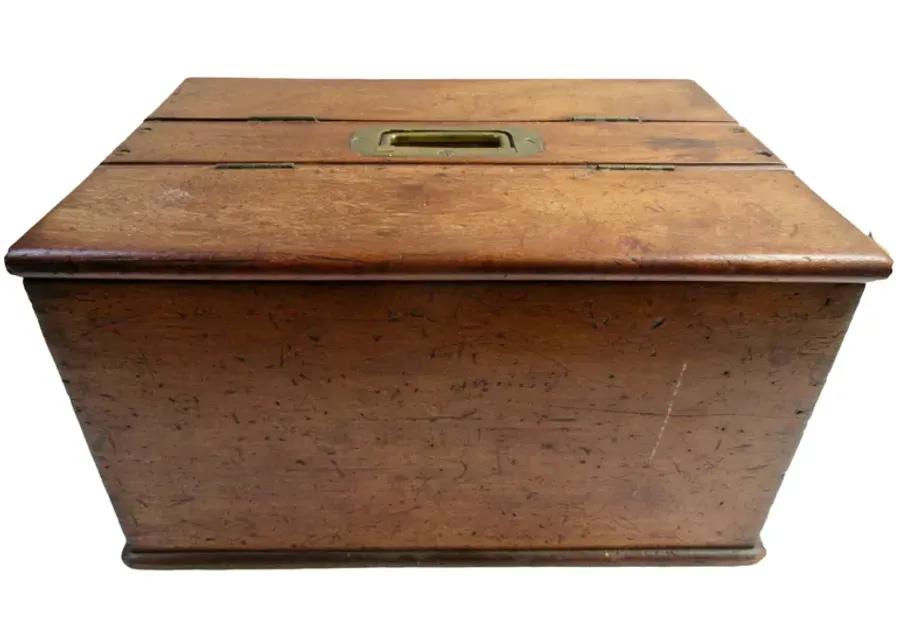 Antique Oak Document Box - The Emporium Ltd. - Brown