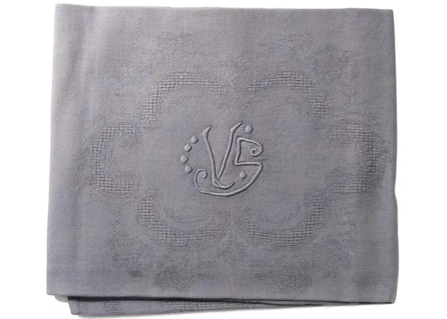 1920s Art Deco "V S" Dinner Napkins,Set of 10 - New England Mercantile - Gray