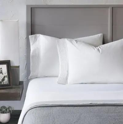 Marsden Sheet Set - White, 300 Thread Count, Egyptian Cotton Sateen, Soft and Luxurious