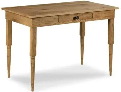 Pencil Oak Desk - Breadboard - Lauren Liess - Brown