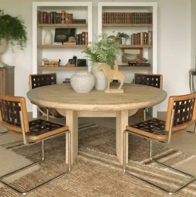 Modern 64" Gathering Dining Table - Limewash - Lauren Liess