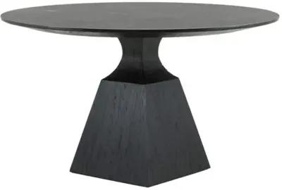 Miley 53" Oak Dining Table - Washed Black