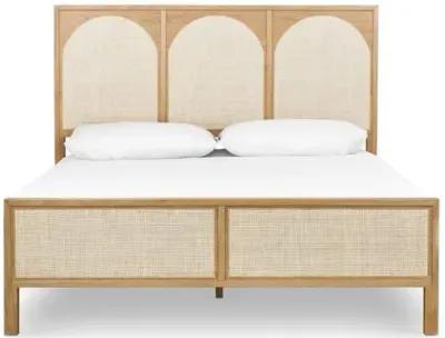 Willa Cane Bed - Honey Oak - Beige