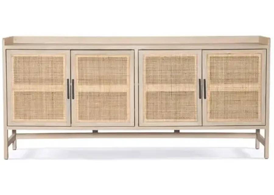 Aimee Cane Sideboard - Beige