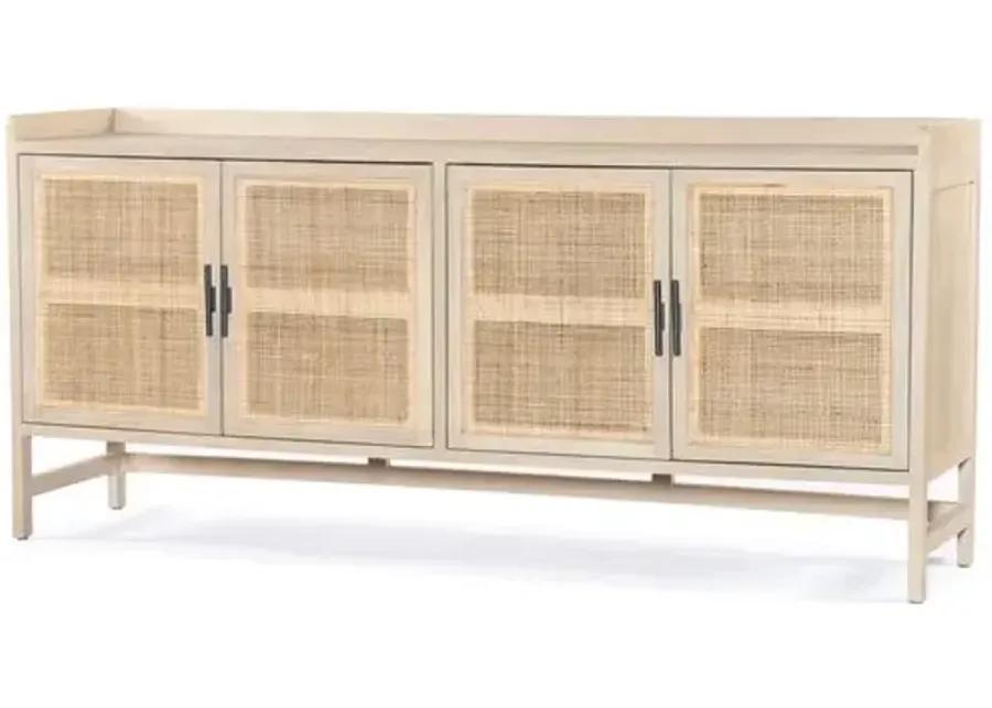 Aimee Cane Sideboard - Beige