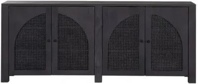 Sabrina Cane Sideboard - Black Wash Mango